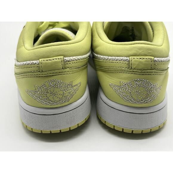 Air Jordan 1 Low Limelight Women’s Size 8 Dh9619-103 Line Green & White EUR39 - Picture 2 of 16